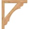 Ekena Millwork Olympic Block Smooth Bracket w/ Offset Brace, Western Red Cedar, 5 1/2"W x 32"D x 36"H BKT0604X32X36OLY05SWR - alternate 2